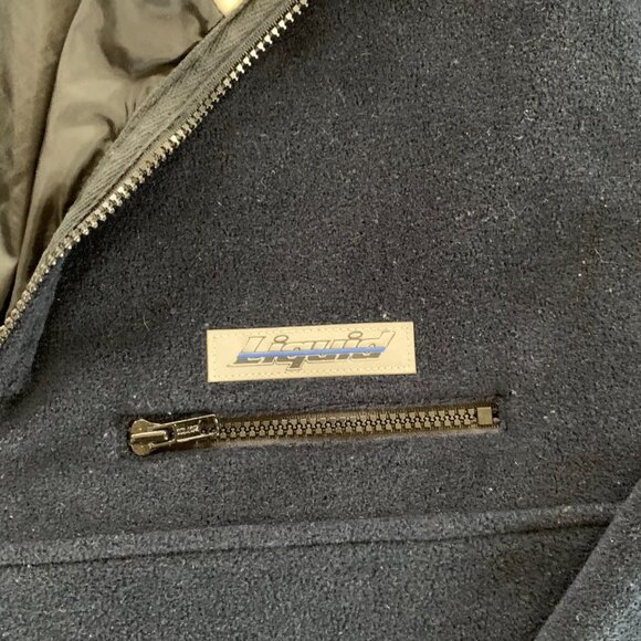 Vintage VTG‎ 90s Liquid Fleece Pullover 1/4 Zip Mens L Blue Skater Brand Y2K - Picture 5 of 7
